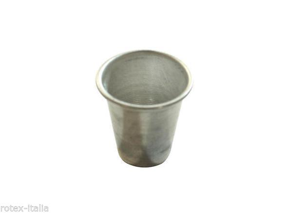 Rotex Stampo babà kit 6 pezzi stampino formina cm 6 x 6 alluminio pasticceria